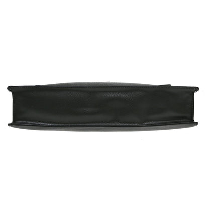 Louis Vuitton Porte-Documents Angara Taiga Leather, Black, Leather, Briefcase