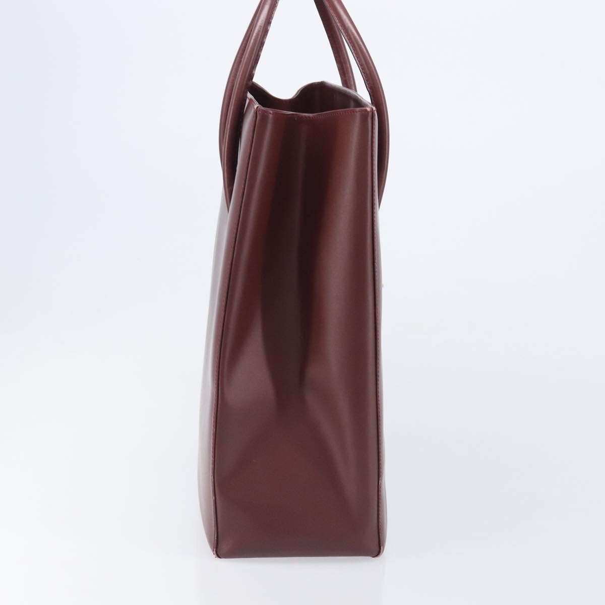Cartier Must Line Leather, Burgundy, Leather, Handbag