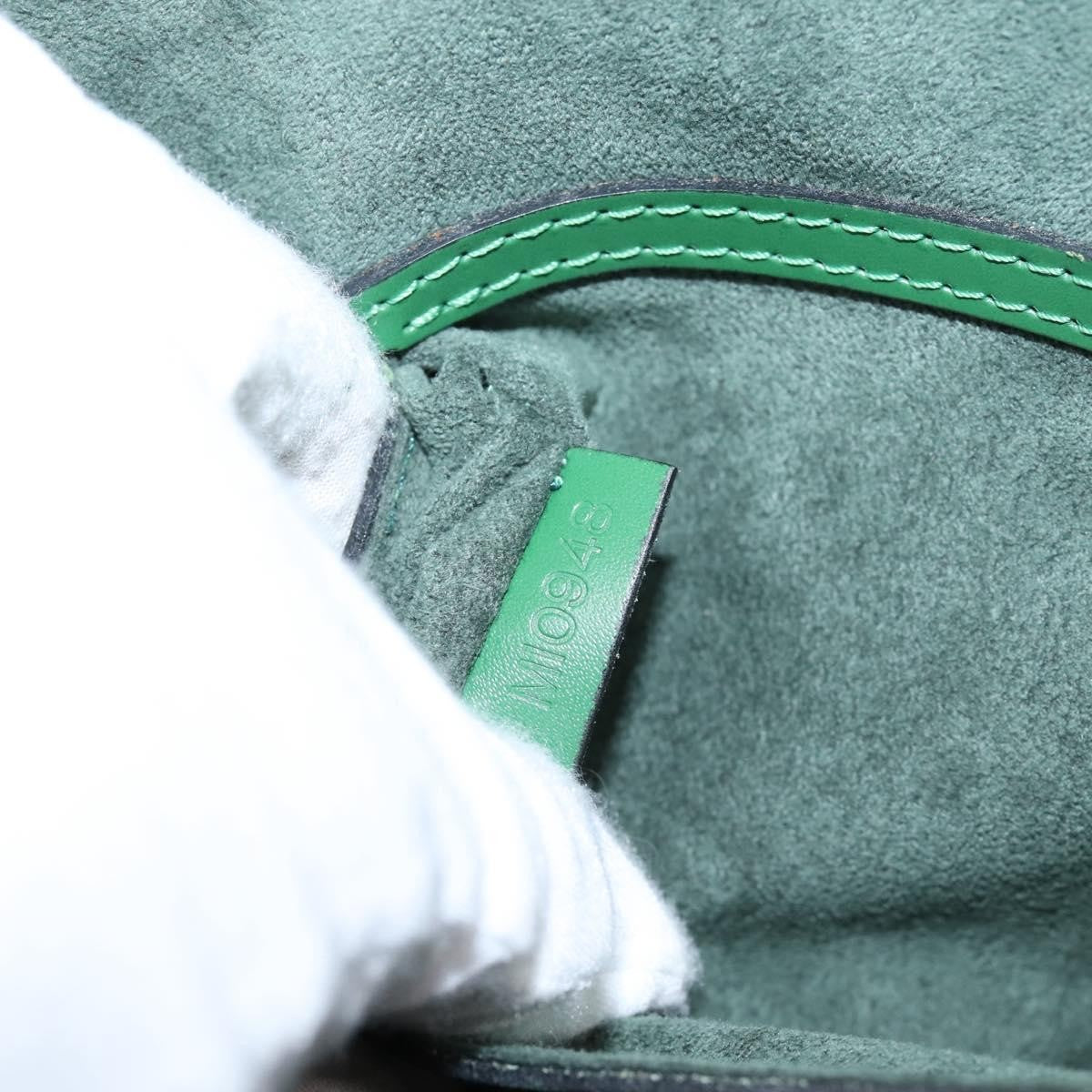 Louis Vuitton Alma Epi Leather, Green, Leather, Handbag