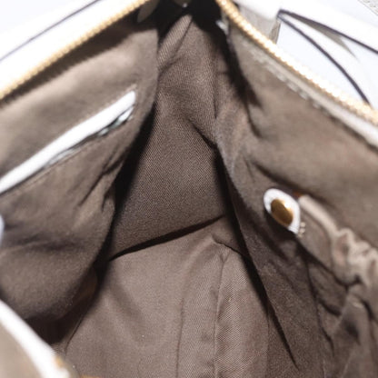 Chloe Marcie Satchel Leather, Gray, Leather, Handbag