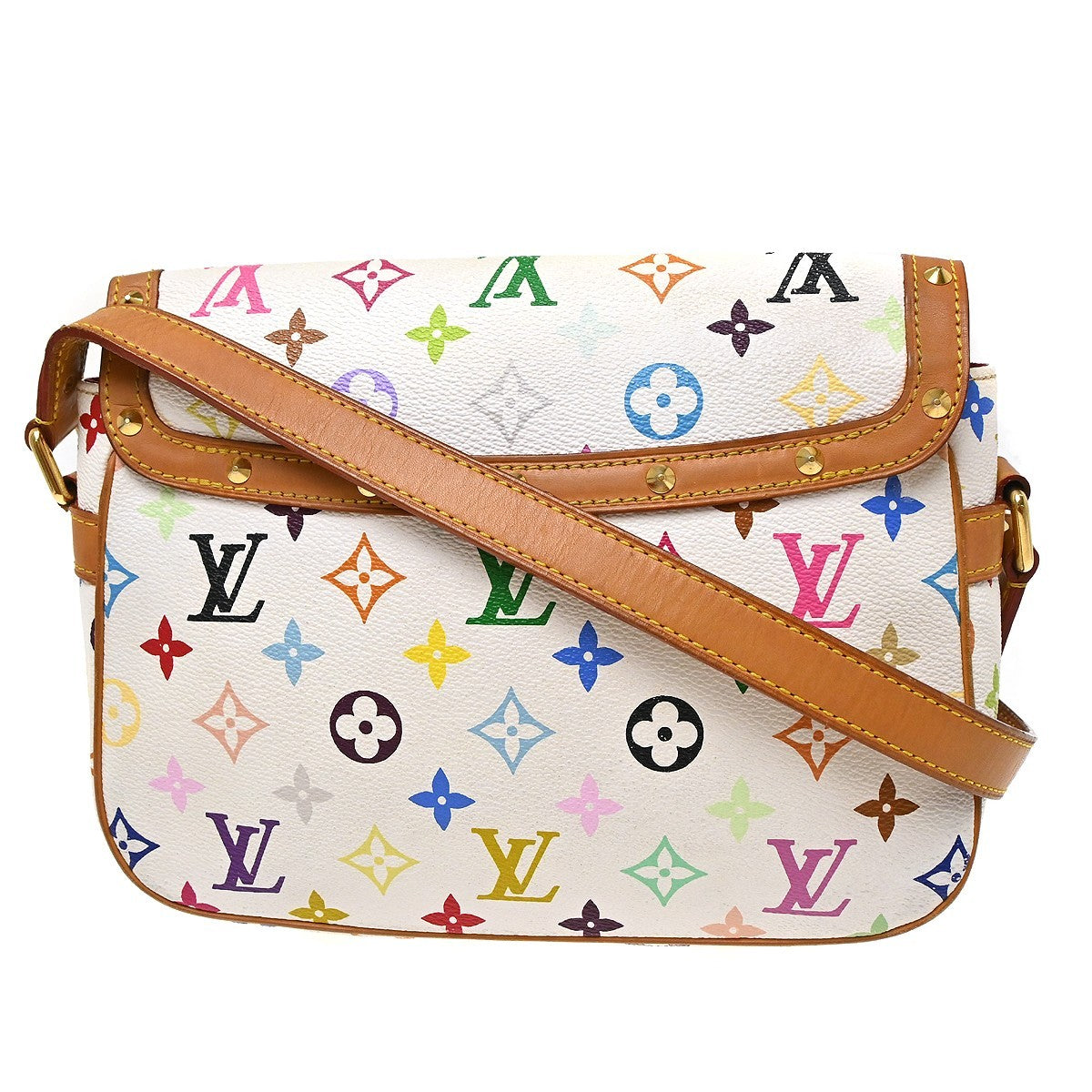 Louis Vuitton Sologne Monogram Multicolor, Multicolour, Canvas, Shoulder Bag