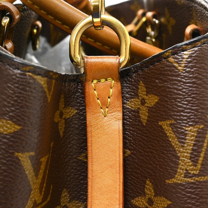 Louis Vuitton Montaigne Monogram Canvas, Brown, Canvas, Handbag