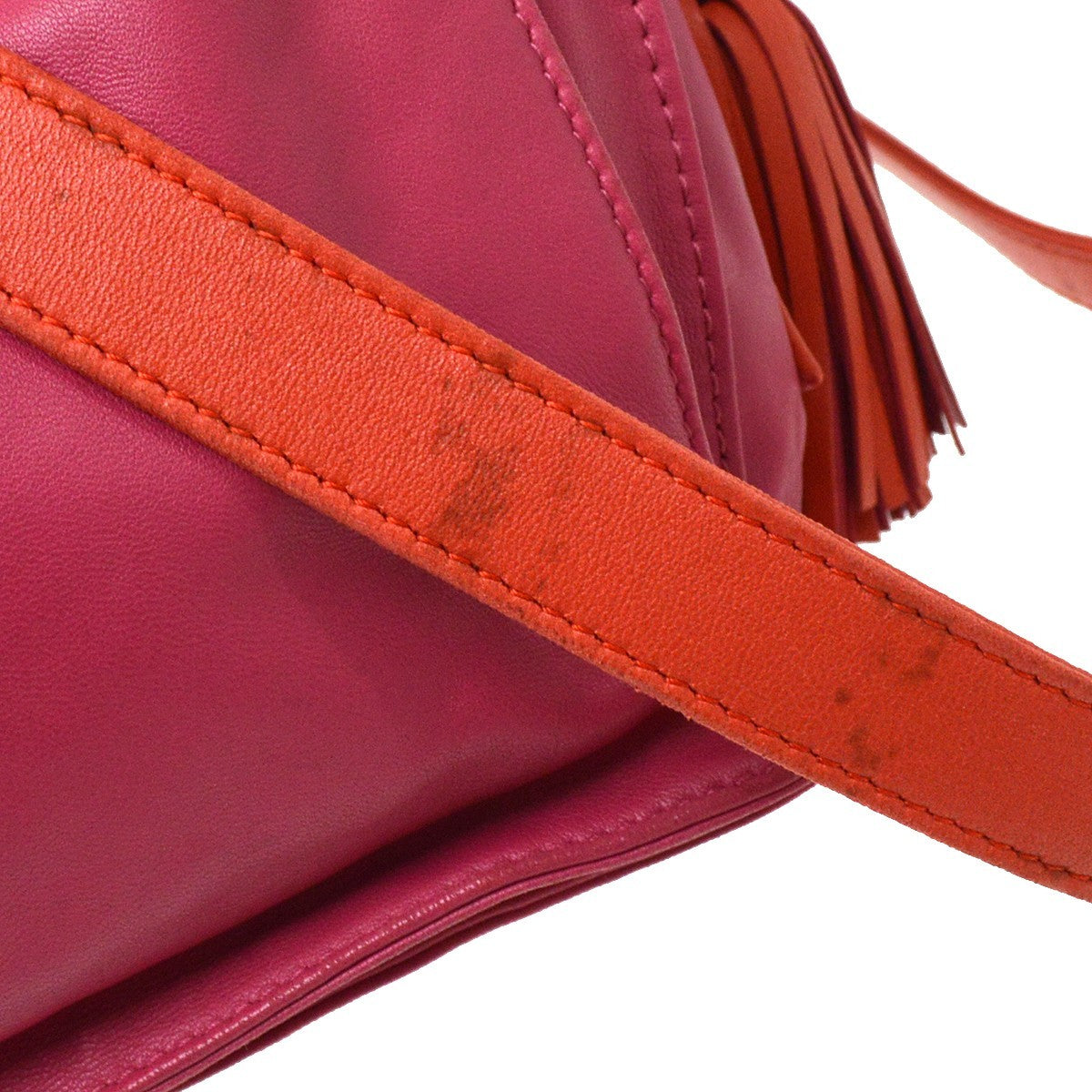 Loewe Flamenco Leather, Pink, Leather, Handbag