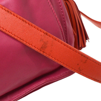 Loewe Flamenco Leather, Pink, Leather, Handbag