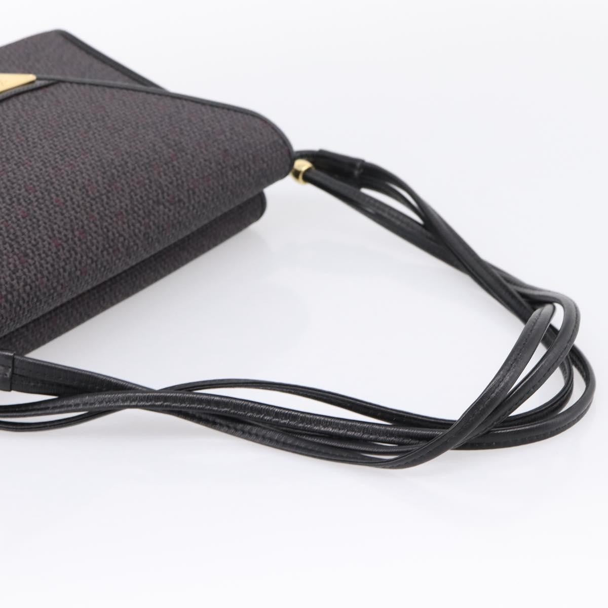 Saint Laurent Vintage Shoulder bag Leather, Gray, Canvas, Shoulder Bag