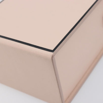 Fendi Logo Vertical Box Leather, Pink, Leather, Crossbody Bag