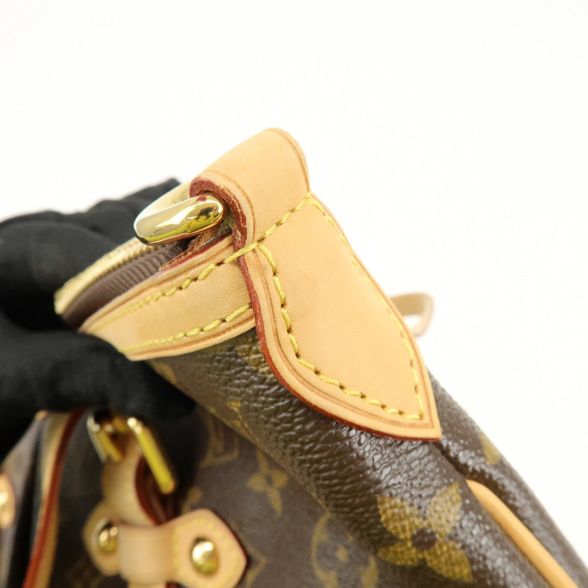 Louis Vuitton Palermo Monogram Canvas, Brown, Canvas, Handbag