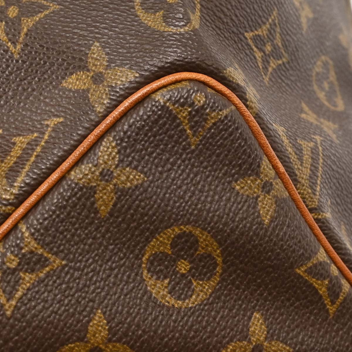 Louis Vuitton Shopping Sac Monogram Canvas, Brown, Canvas, Handbag