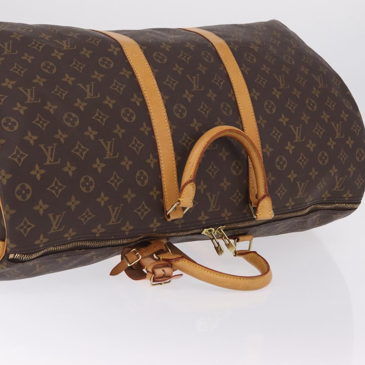 Louis Vuitton Keepall Monogram Canvas, Brown, Canvas, Travel Bag