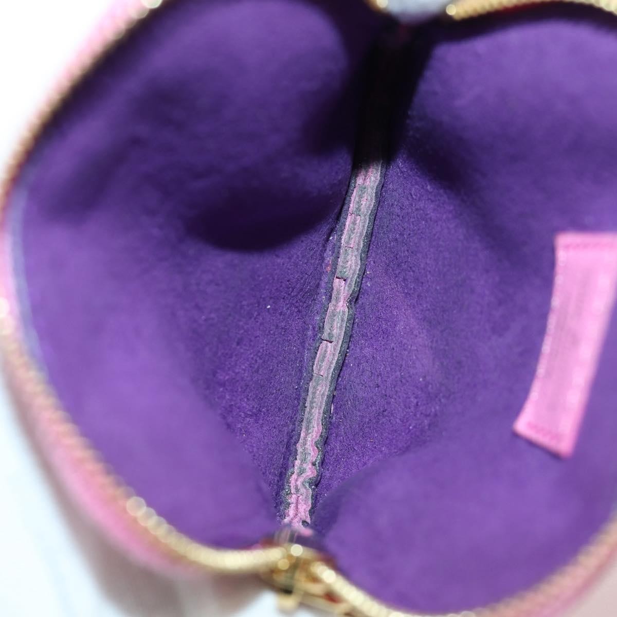 Louis Vuitton Lanyard Multipochette Coin Case Monogram Empreinte, Pink, Canvas, Wallet