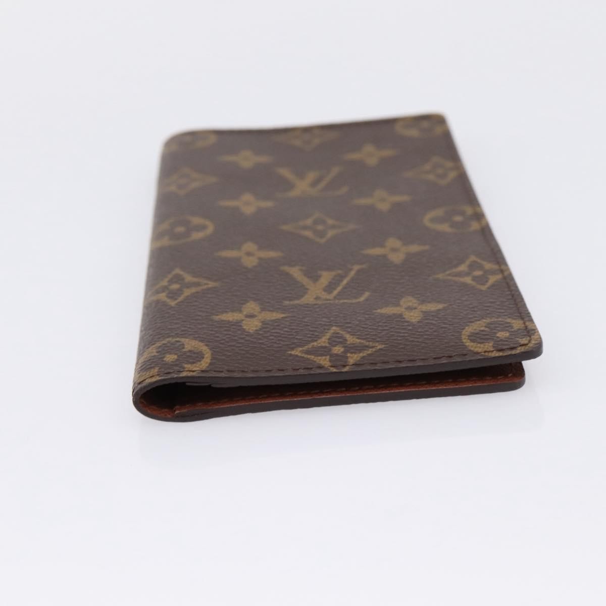Louis Vuitton Porte Valeurs Checkbook Monogram Canvas, Brown, Canvas, Wallet