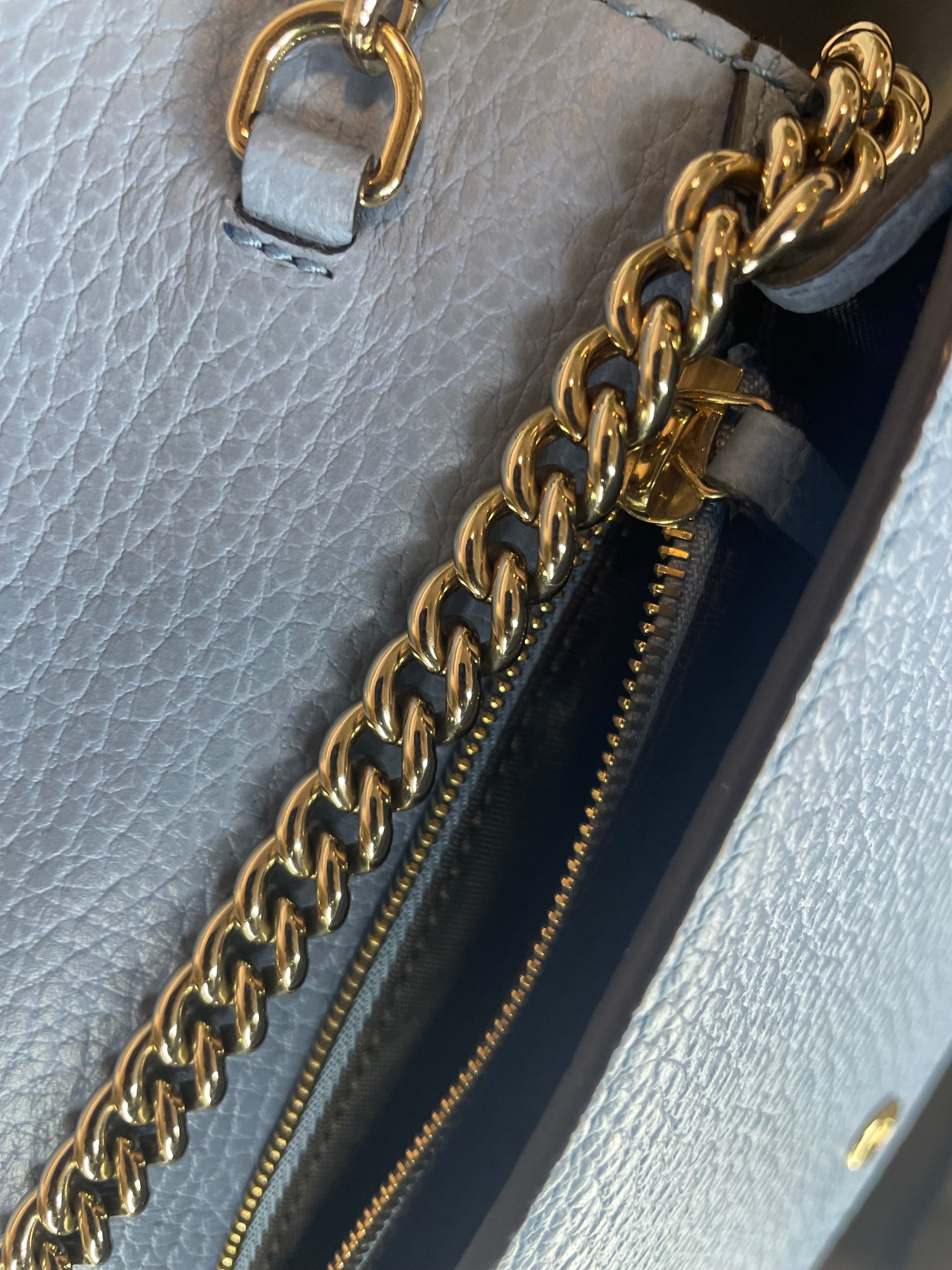 Gucci Continental Wallet GG Coated Canvas and Leather, BLUE, LEATHER, Wallets