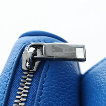 Christian Dior Saddle Leather, Blue, Leather, Crossbody Bag