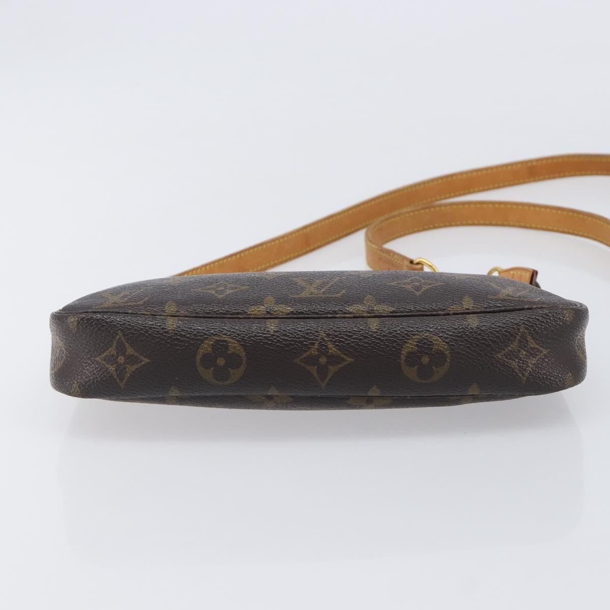 Louis Vuitton Pochette Accessoires NM Monogram Canvas, Brown, Canvas, Clutch