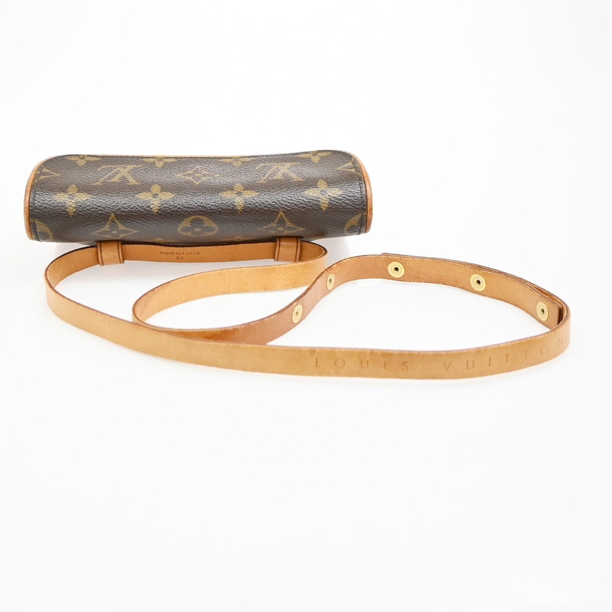 Louis Vuitton Florentine Pochette Canvas, Brown, Canvas, Clutch