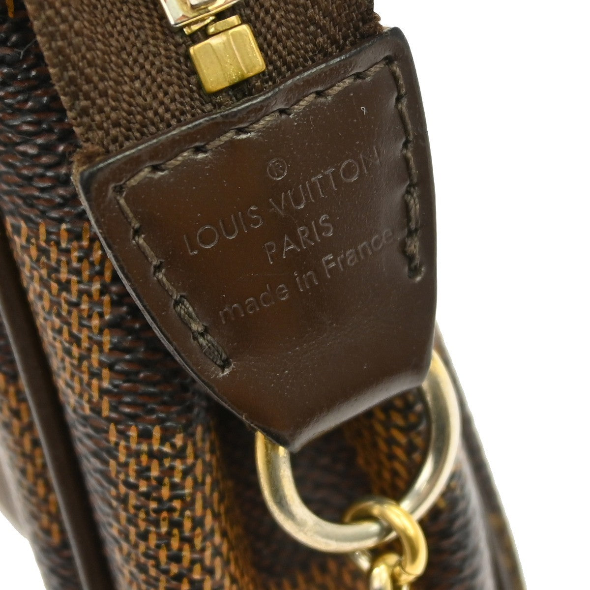 Louis Vuitton Eva Damier, Brown, Canvas, Handbag