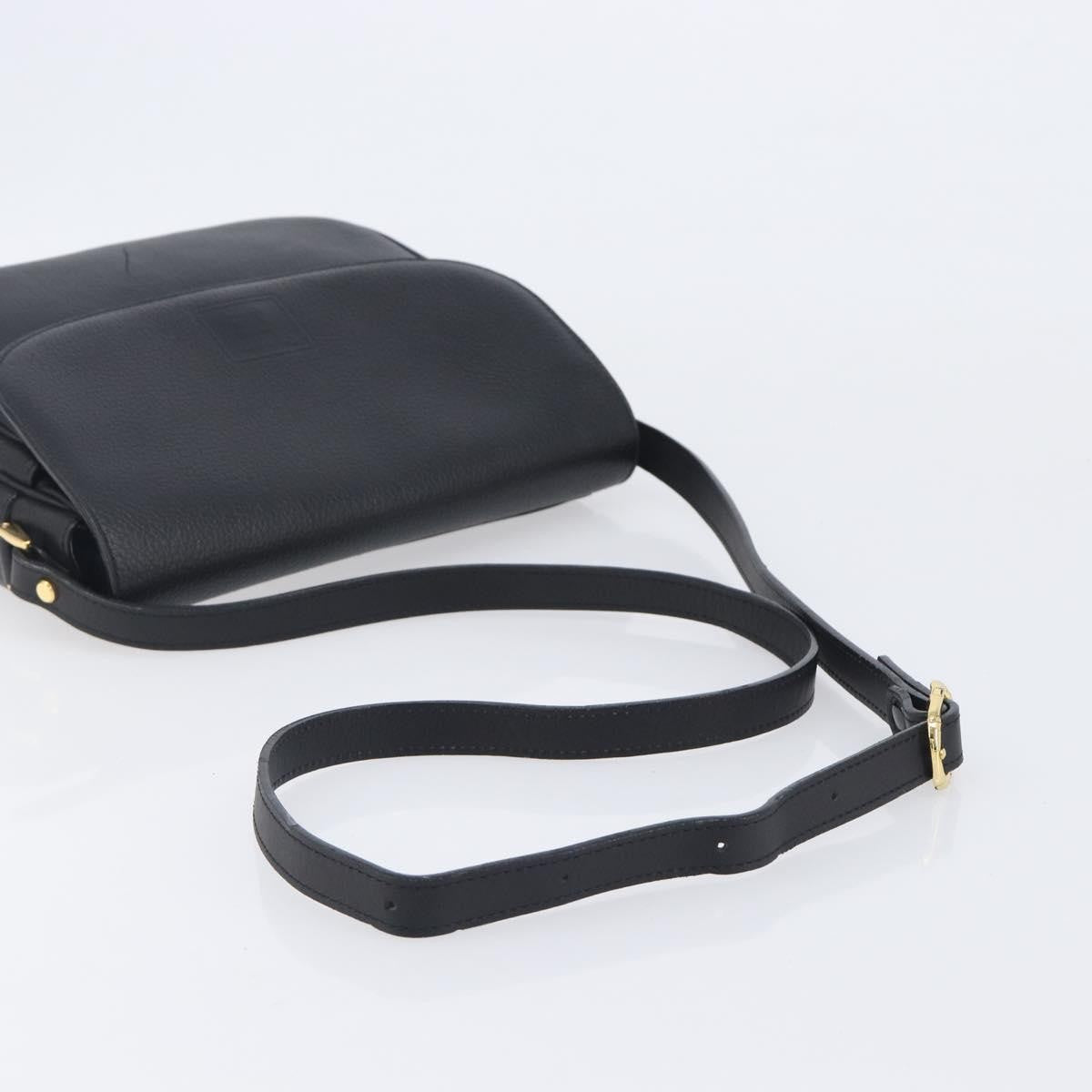 Gucci Shoulder Leather, Black, Leather, Shoulder Bag
