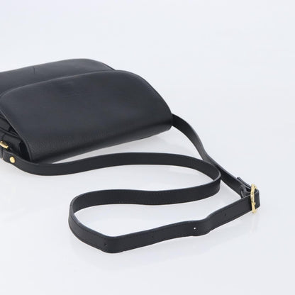 Gucci Shoulder Leather, Black, Leather, Shoulder Bag
