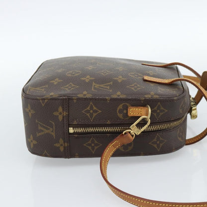 Louis Vuitton Spontini Monogram Canvas, Brown, Canvas, Handbag