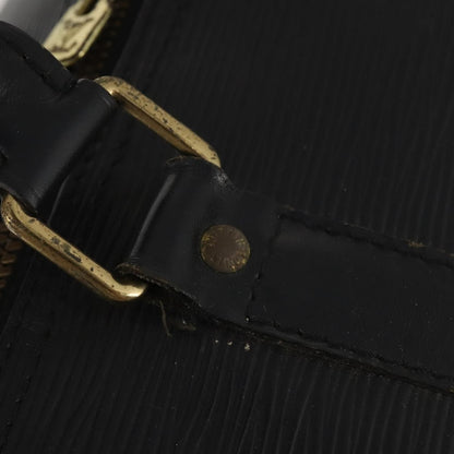 Louis Vuitton Keepall Epi Leather, Black, Leather, Travel Bag