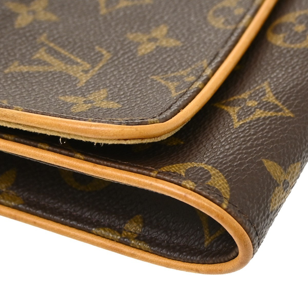 Louis Vuitton Twin Monogram, Brown, Canvas, Clutch