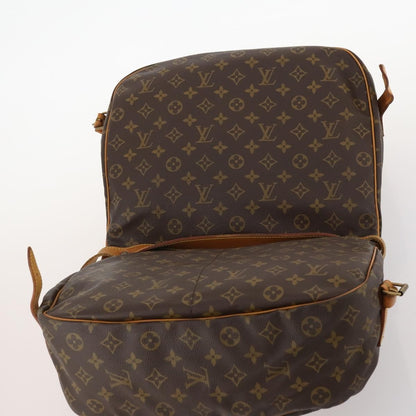 Louis Vuitton Saumur Monogram Canvas, Brown, Canvas, Shoulder Bag