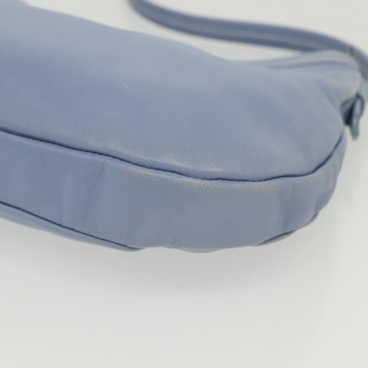 Salvatore Ferragamo Vala Leather, Blue, Leather, Shoulder Bag