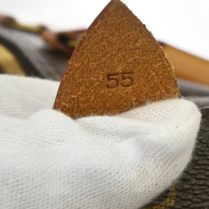 Louis Vuitton Keepall Monogram, Brown, Canvas, Travel Bag