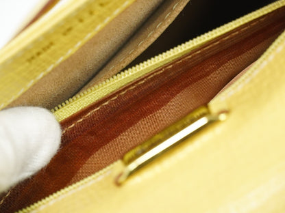 Loewe Barcelona Top Handle Leather, Yellow, Leather, Tote Bag