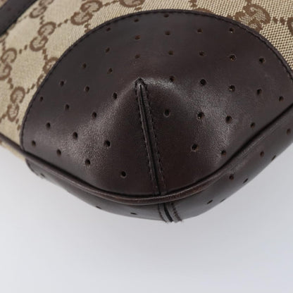 Gucci Reins Web Canvas, Beige, Canvas, Shoulder Bag