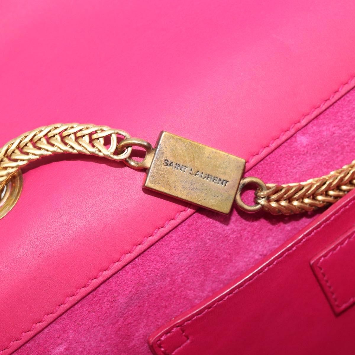 Saint Laurent Betty Leather, Pink, Leather, Handbag