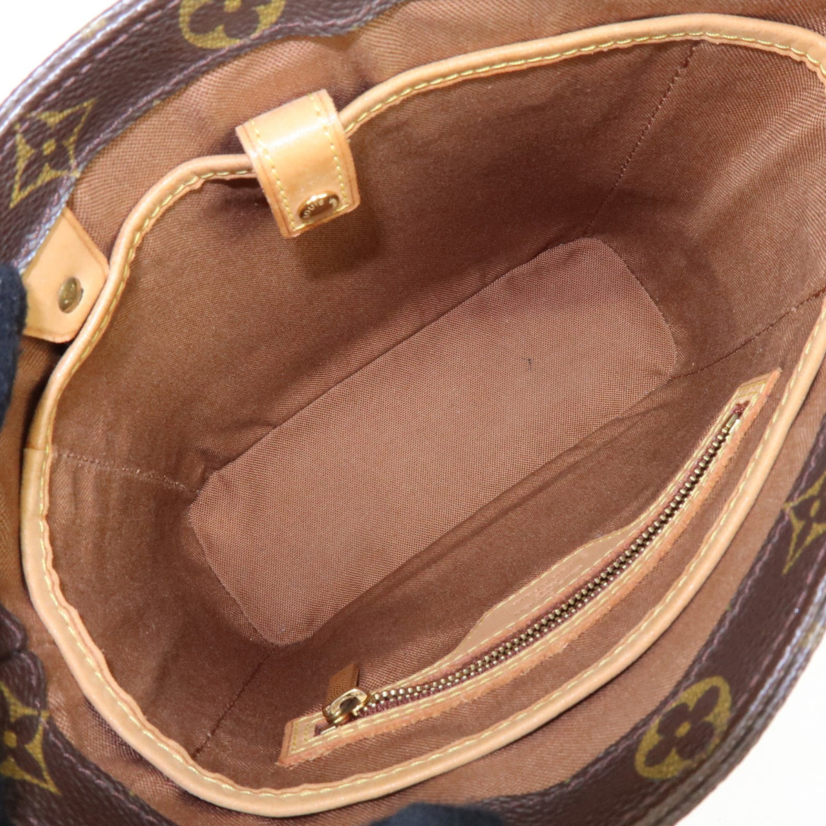 Louis Vuitton Vavin Monogram Empreinte Leather, Brown, Canvas, Tote Bag