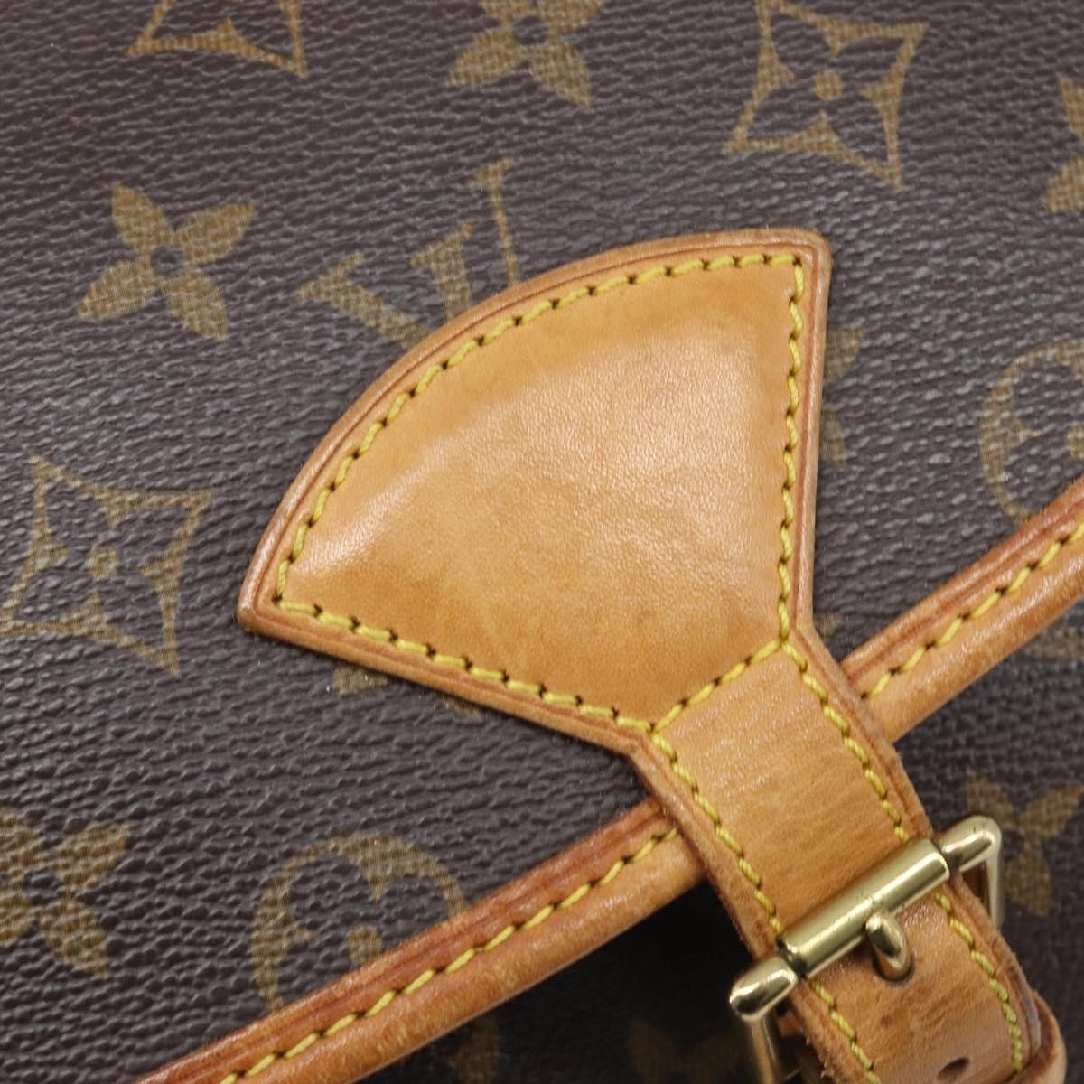 Louis Vuitton Sologne Monogram Canvas, Brown, Canvas, Handbag