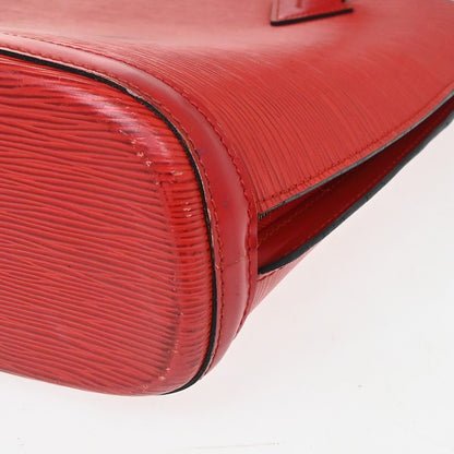 Louis Vuitton Lussac Epi Leather, Red, Leather, Handbag