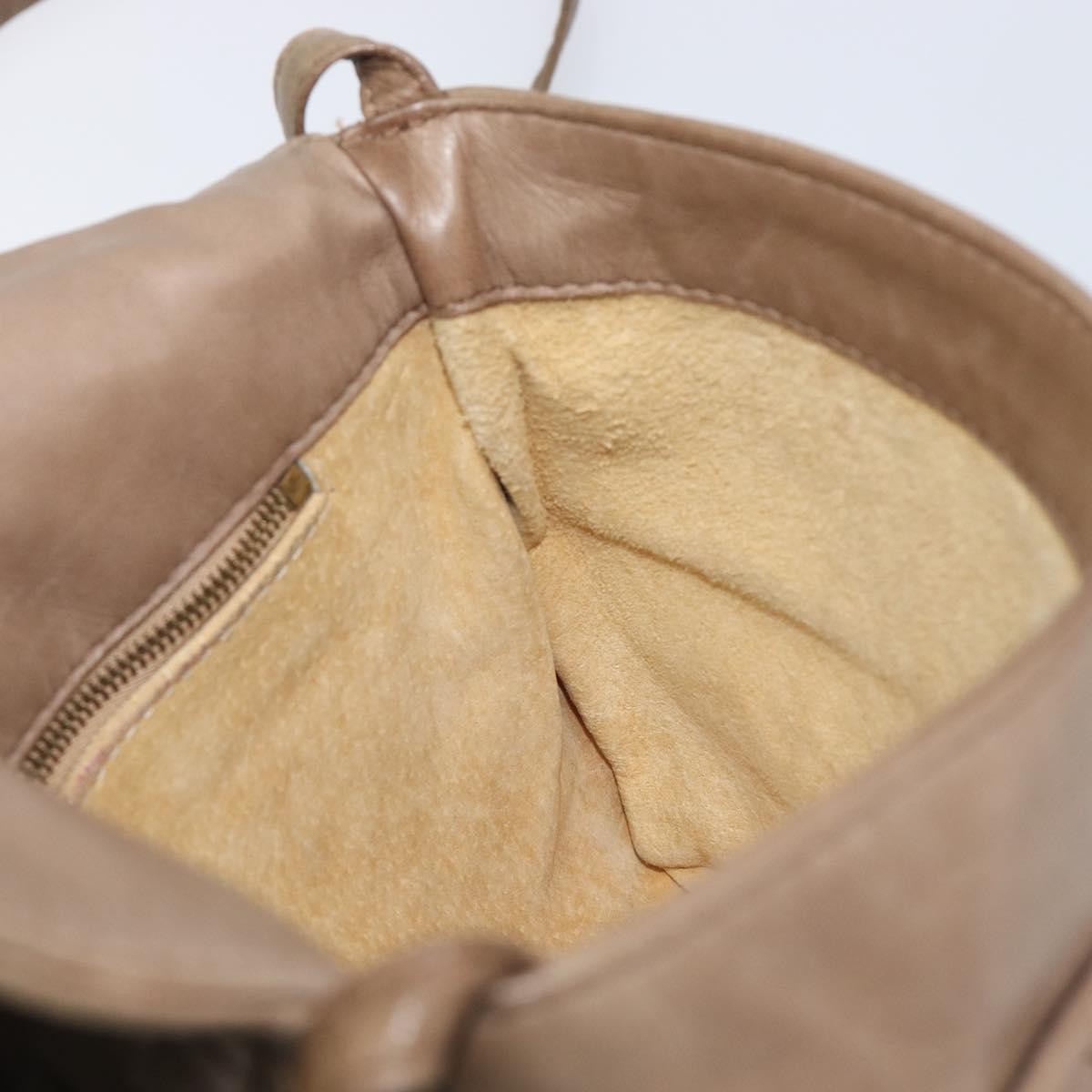Bottega Veneta Tassel Flap Intrecciato Nappa, Beige, Leather, Crossbody Bag