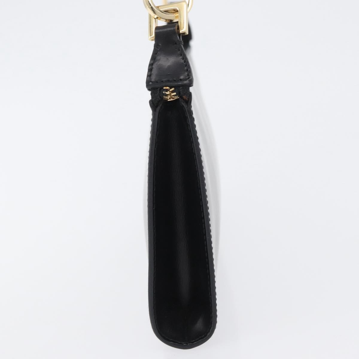 Salvatore Ferragamo Gancini Leather, Black, Leather, Crossbody Bag