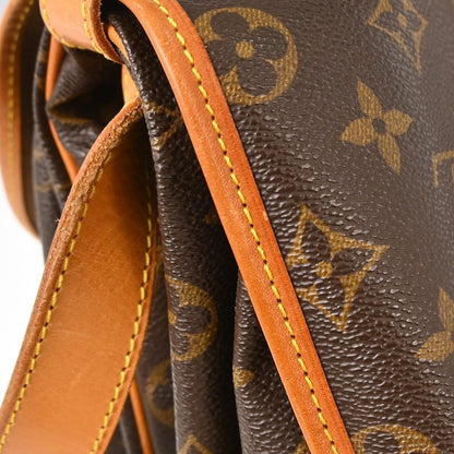 Louis Vuitton Saumur Monogram, Brown, Canvas, Shoulder Bag