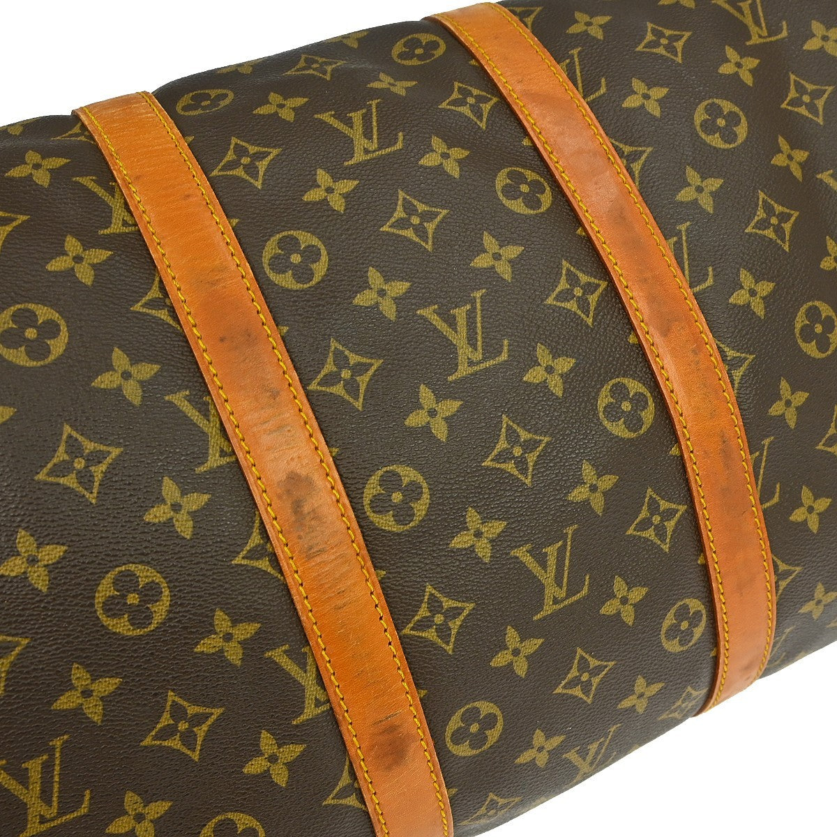Louis Vuitton Keepall Monogram Canvas, Brown, Canvas, Travel Bag