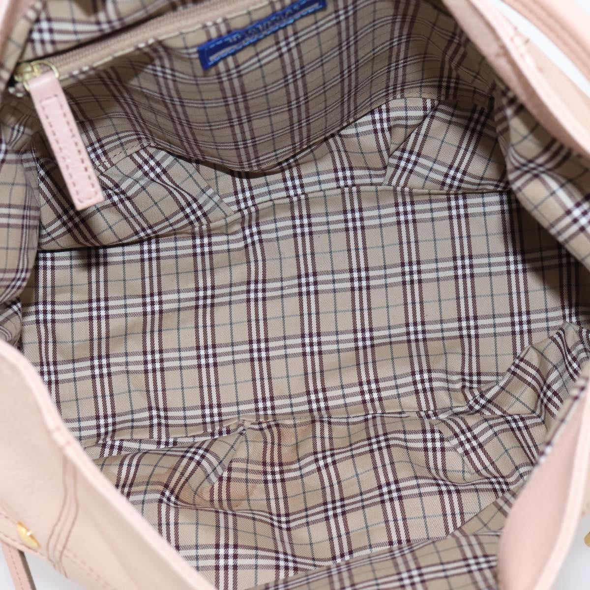 Burberry Blue Label Leather, Pink, Leather, Shoulder Bag