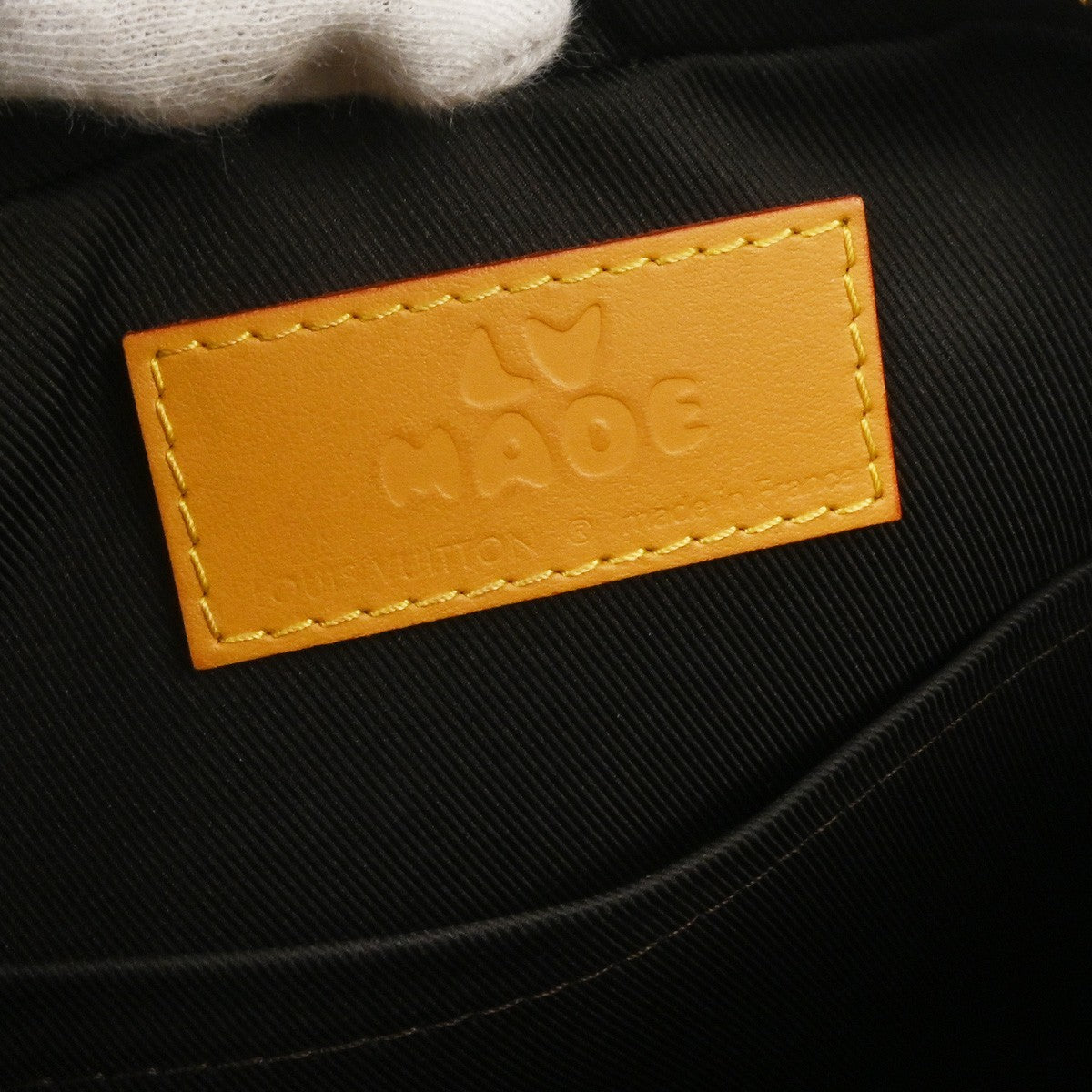 Louis Vuitton Nigo Trio Messenger Limited Edition Stripes Monogram Canvas, Brown, Canvas, Handbag