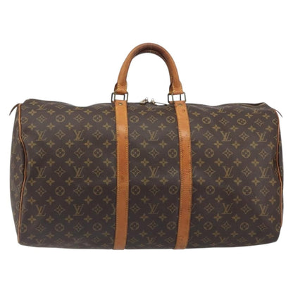 Louis Vuitton Keepall Monogram Canvas, Brown, Canvas, Travel Bag