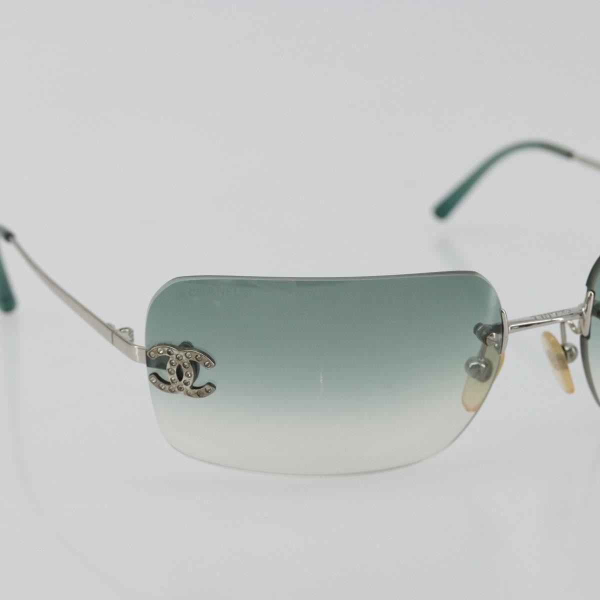 Chanel Logo CC Metal, Green, Metal, Sunglasses