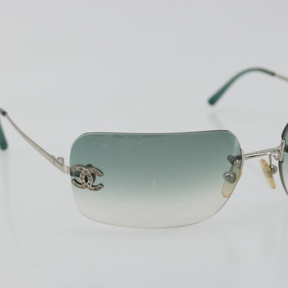 Chanel Logo CC Metal, Green, Metal, Sunglasses