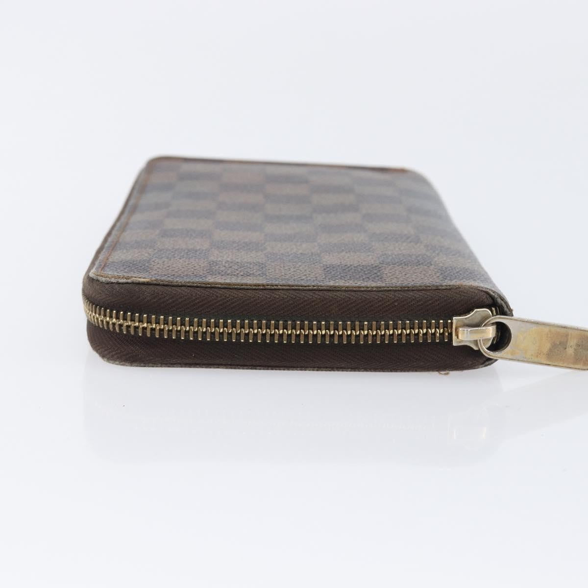 Louis Vuitton Zippy Organizer Damier, Brown, Canvas, Wallet