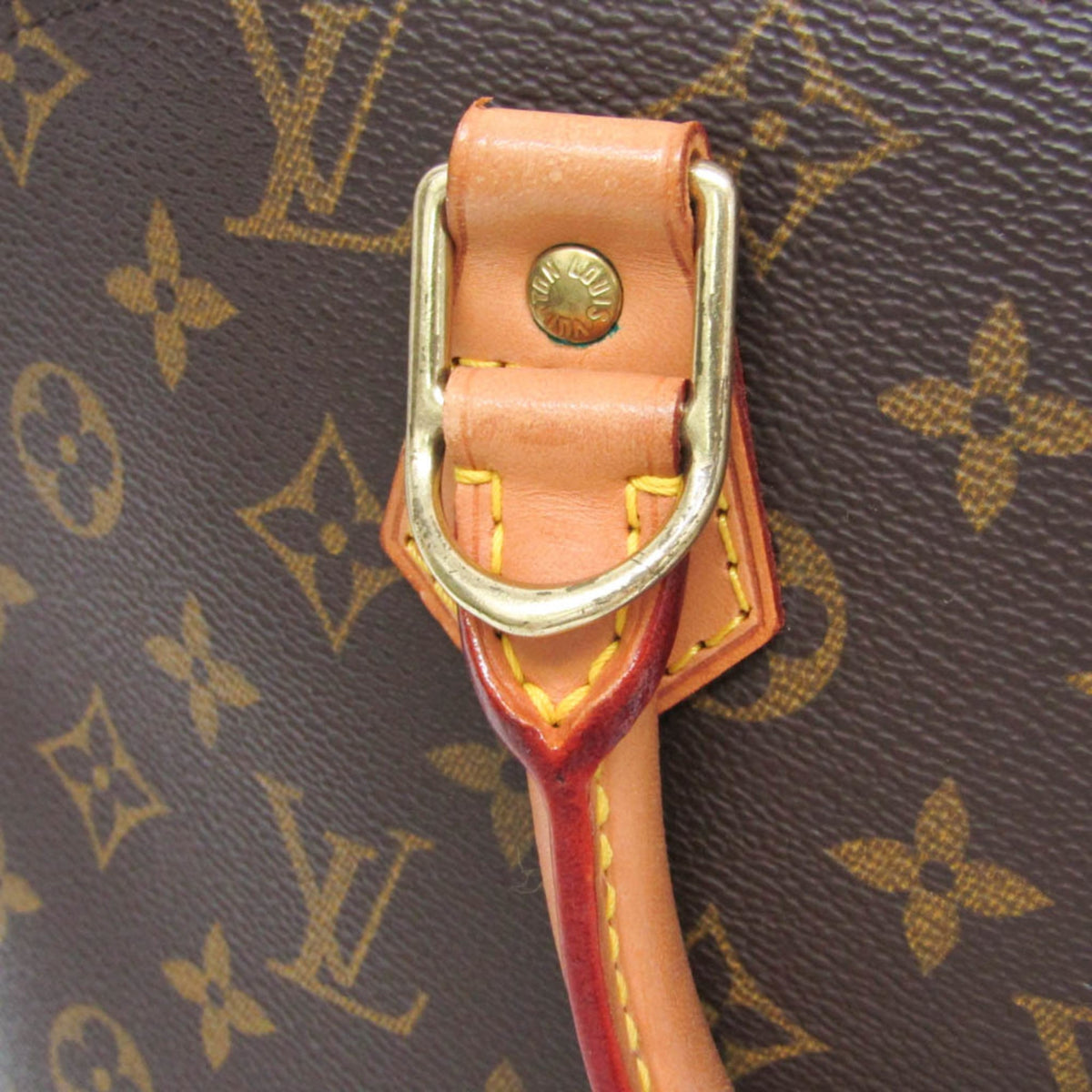Louis Vuitton Alma Monogram Canvas, Brown, Canvas, Handbag