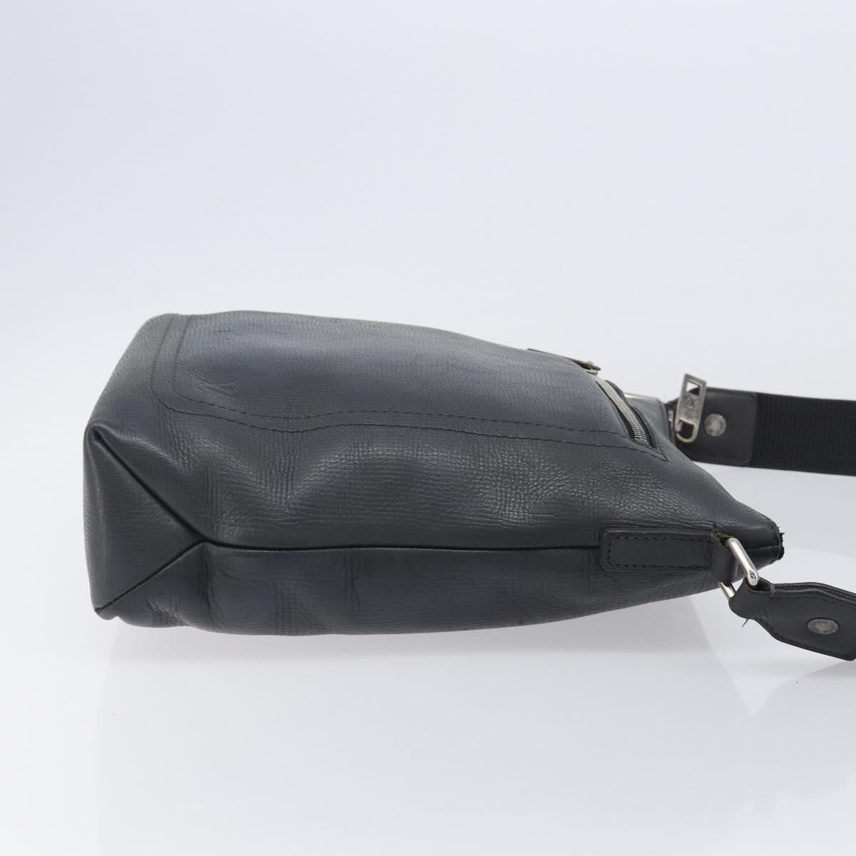 Louis Vuitton Shawnee Pochette Utah Leather, Gray, Leather, Clutch