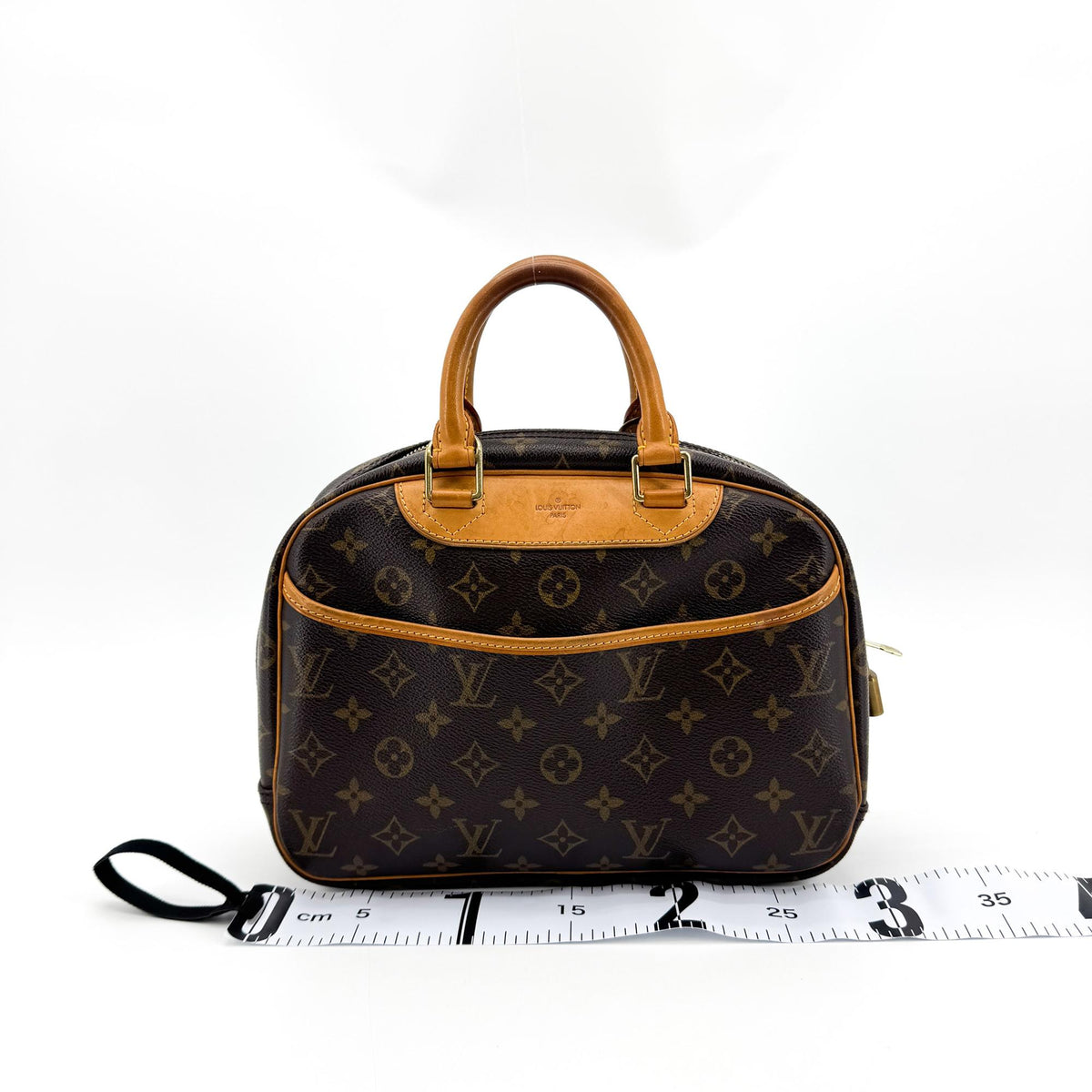 Louis Vuitton Trouville Monogram Canvas, Brown, Canvas, Handbag
