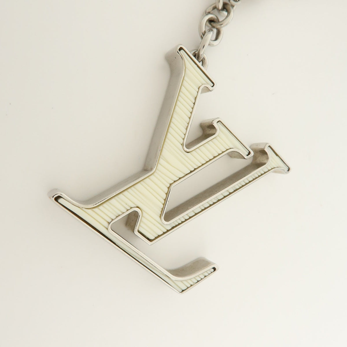 Louis Vuitton Fleur d'Epi Bag Charm Resin and Brass, White, Metal, Charm