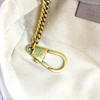 Gucci GG Marmont Flap Matelasse Leather, Beige, Leather, Handbag