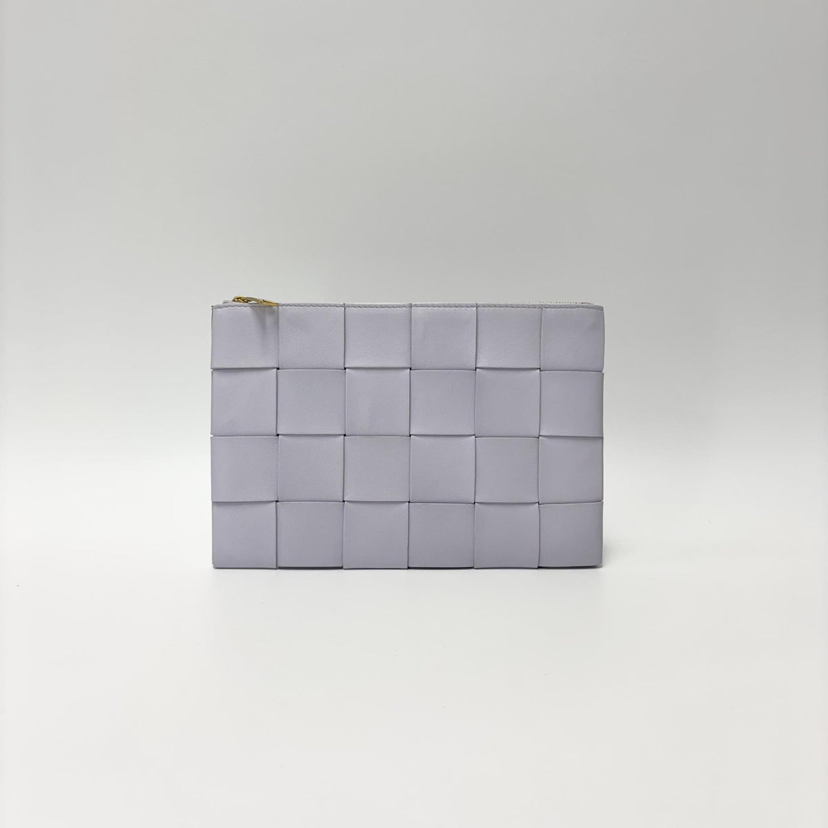 Bottega Veneta Mini clutch Intrecciato, Purple, Leather, Clutch